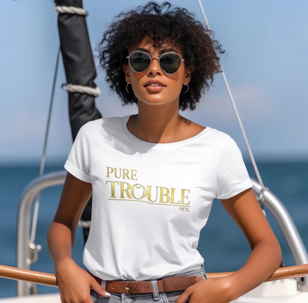 Pure Trouble Womens Crop