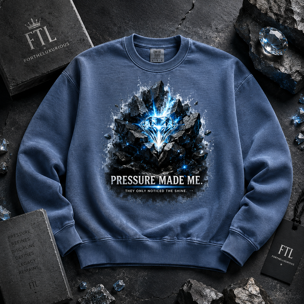 Pressure Made Me Sweatshirt