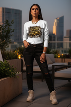 ALS Women's Long Sleeve Lifestyle Mockup