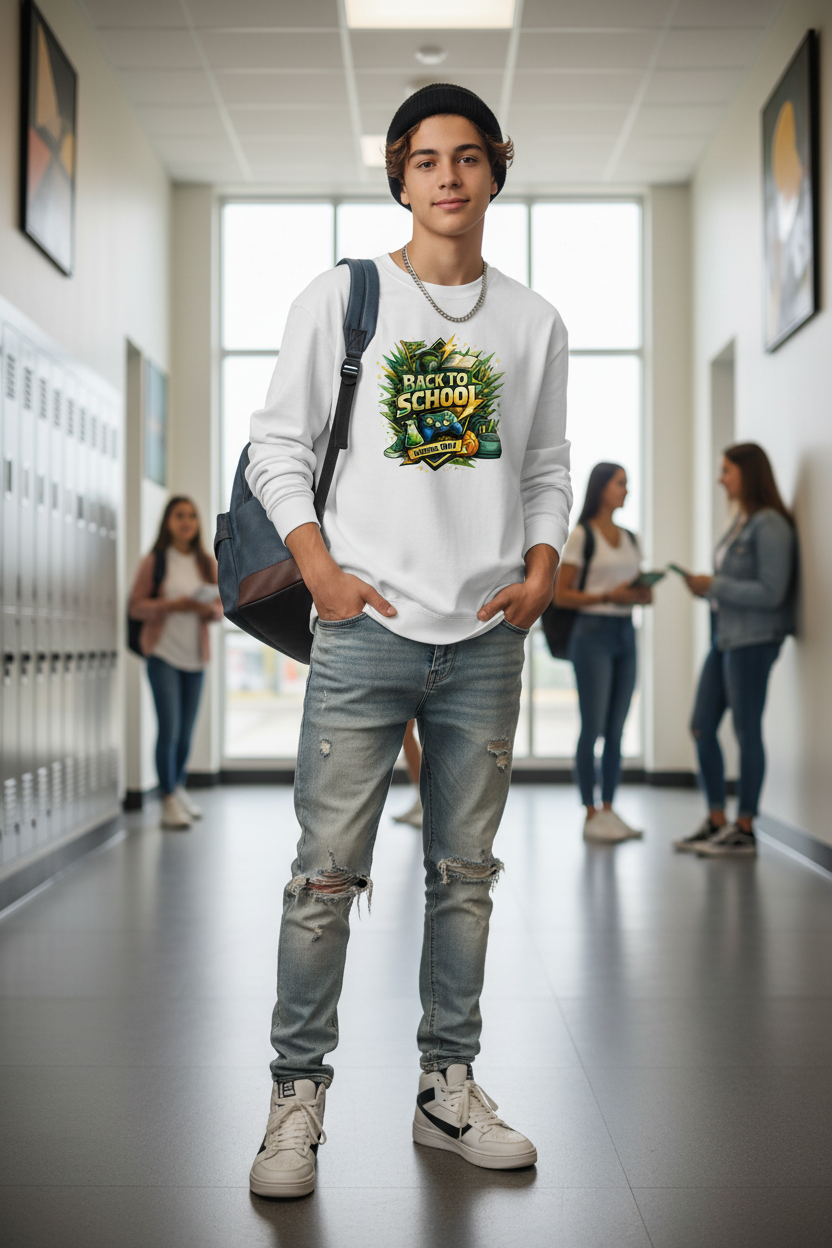 Back to School Long Sleeve Teen