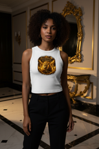 Celestial Authority Crop Tee 2 Lifestyle
