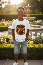 Celestial Authority Kids Gold Tee Lifestyle