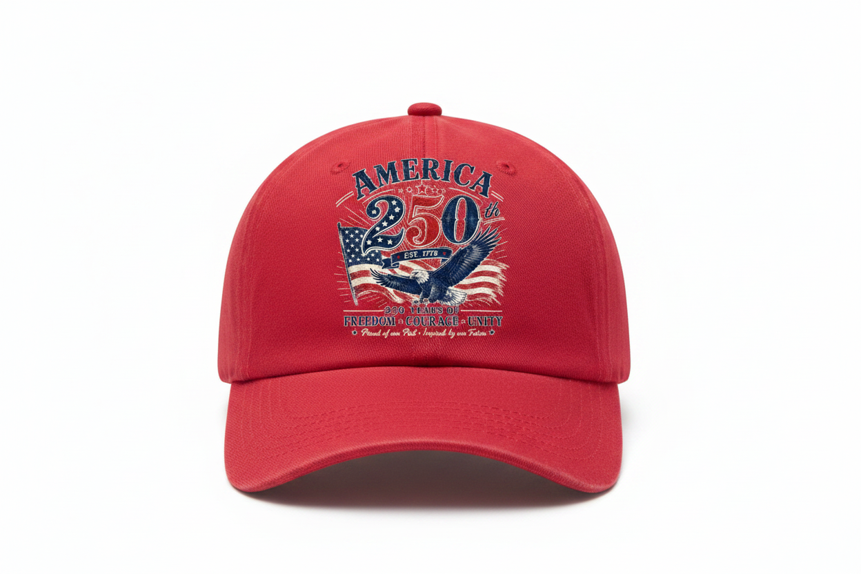 Red Hat - America 250th Est. 1776 Eagle