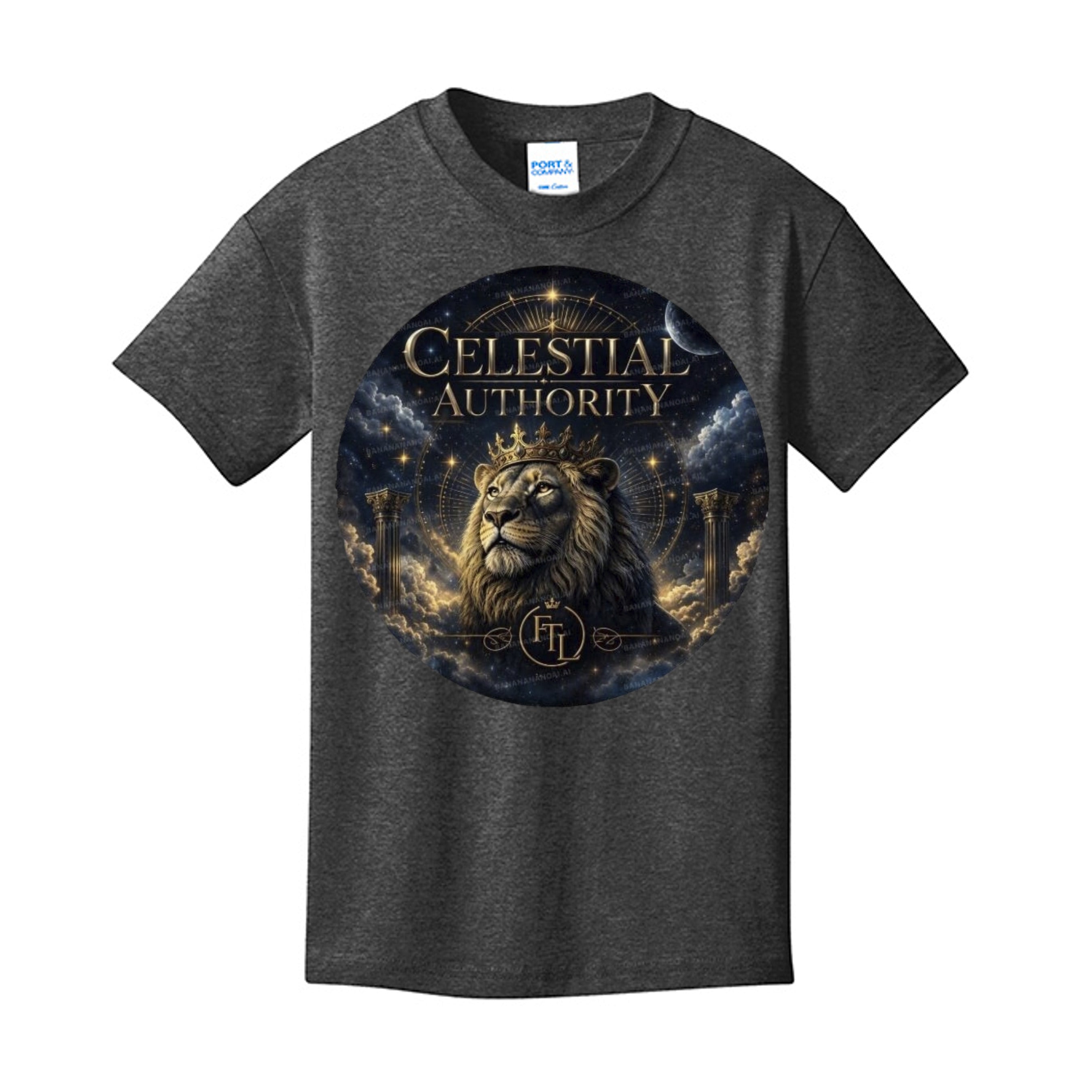 Dark Heather Grey - PC54Y - FRONT