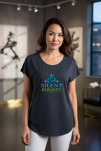 Silent Royalty Navy Tee Lifestyle