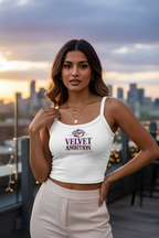 Velvet Ambition Cropped Tank Lifestyle