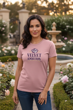 Velvet Ambition Pink Tee Lifestyle